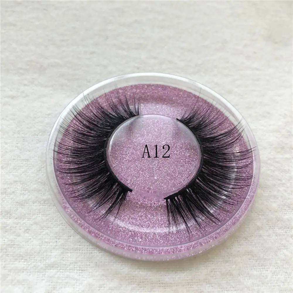 Высококачественные натуральные накладные ресницы длинный макияж 3d норковые для