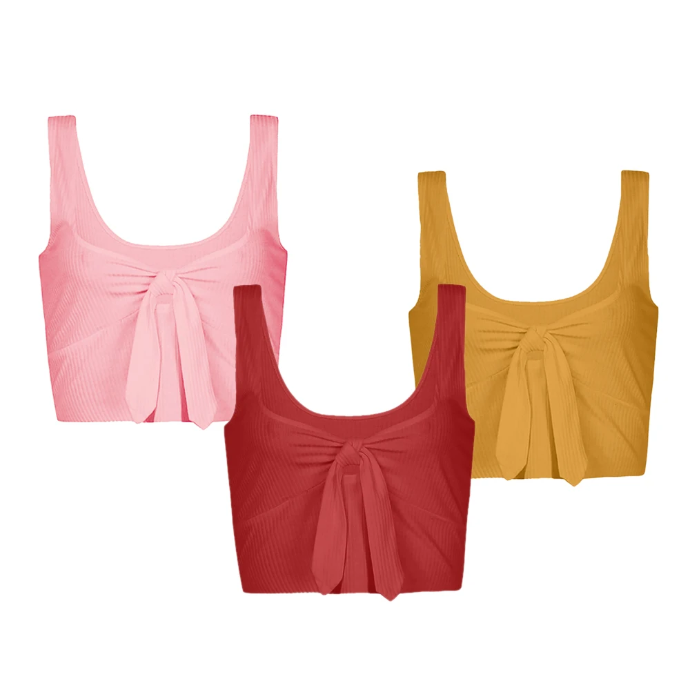 Эластичный укороченный топ с запахом на груди сексуальные однотонные свободные