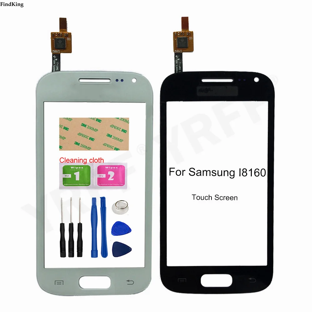 

Высокое качество 3,8 "сенсорный экран для Samsung Galaxy Ace 2 GT-i8160 i8160 сенсорный экран дигитайзер Датчик Передняя стеклянная панель объектива