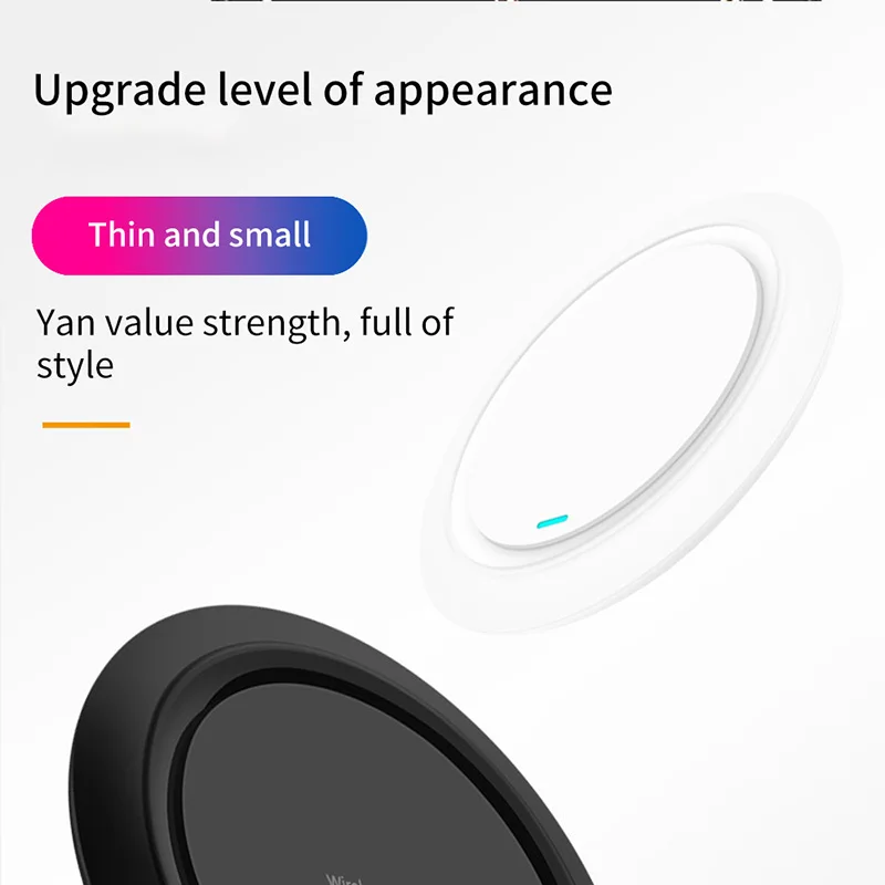 Беспроводное зарядное устройство Qi для IPhone X XS Max XR 8 10 Вт быстрая Беспроводная