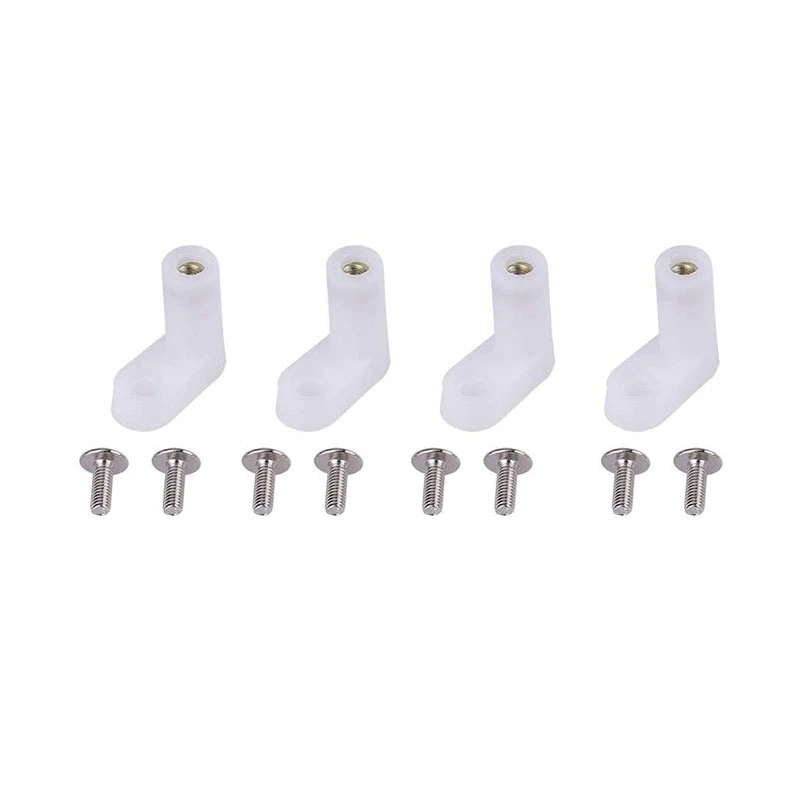 

100 PCB Feet White Plastic L-Shaped Feet Used to Fix the Plastic L Feet of the Game Console Motherboard