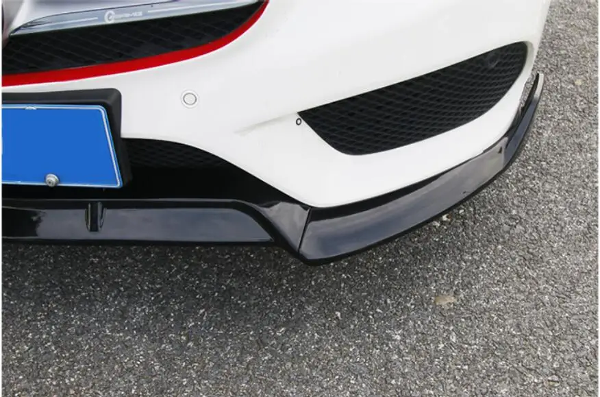 Автомобильный спойлер для переднего бампера из углеродного волокна