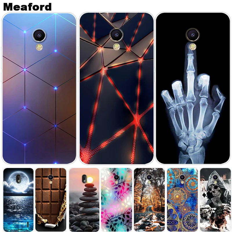 Чехол для Meizu C9 Pro мягкий силиконовый чехол накладка с мультяшным принтом C9Pro M 9C