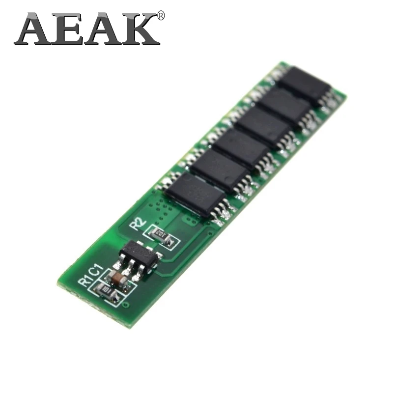 AEAK 1S 15A литий-ионный BMS PCM плата защиты батареи pcm для 18650 литий-ионный аккумулятор