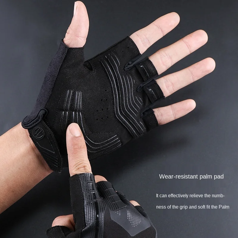 

Summer Outdoor Sports Driving Gloves Highway Mountain Bicycle Bicycle Riding Gloves Half Finger Gloves Motorcycle Gloves