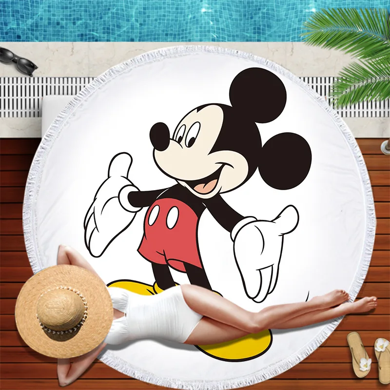 Minnie Mickey Mouse Children Bath Towel Microfiber Fabric 15