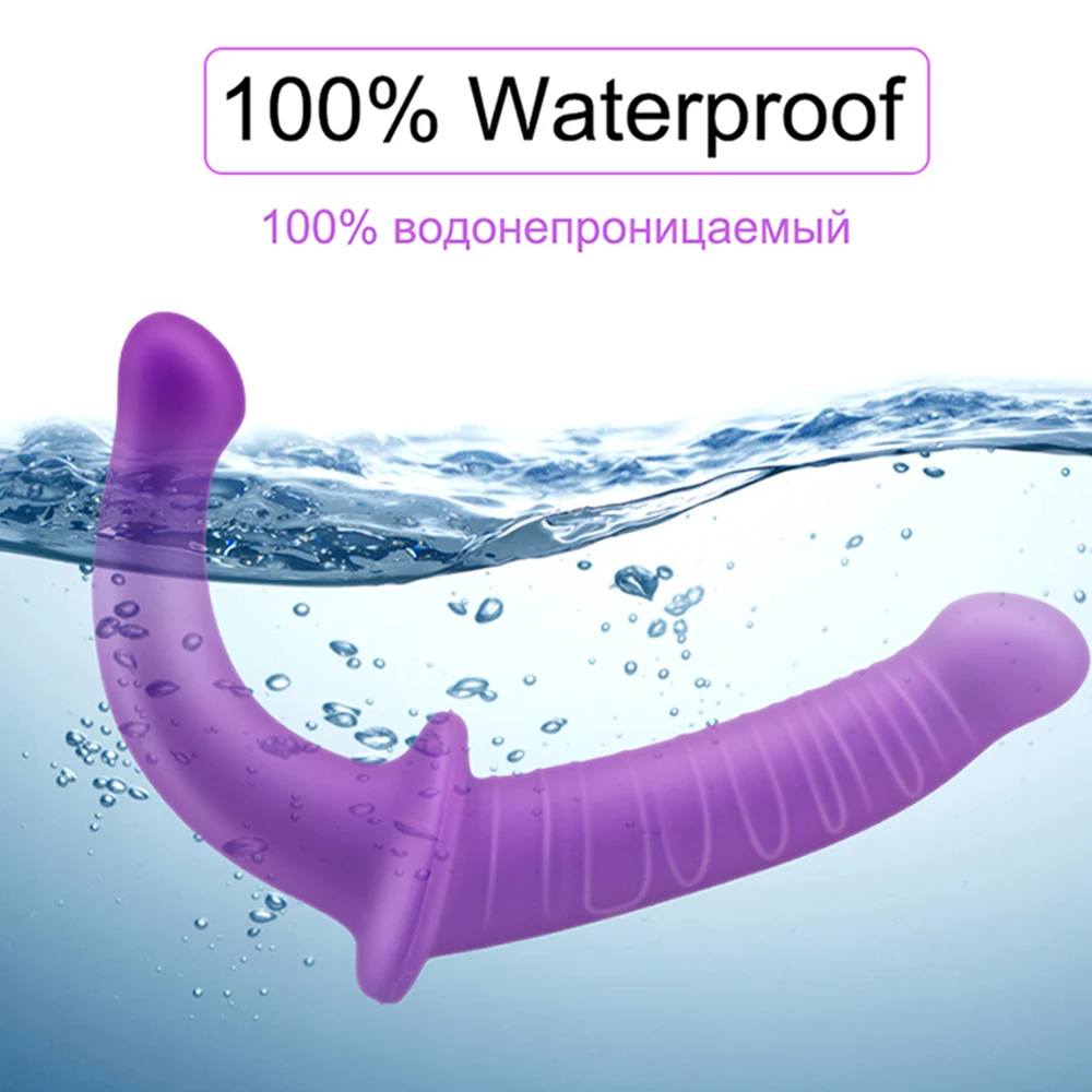 Фаллоимитатор с двойной головкой для пар лесбиянок страпон силиконовые