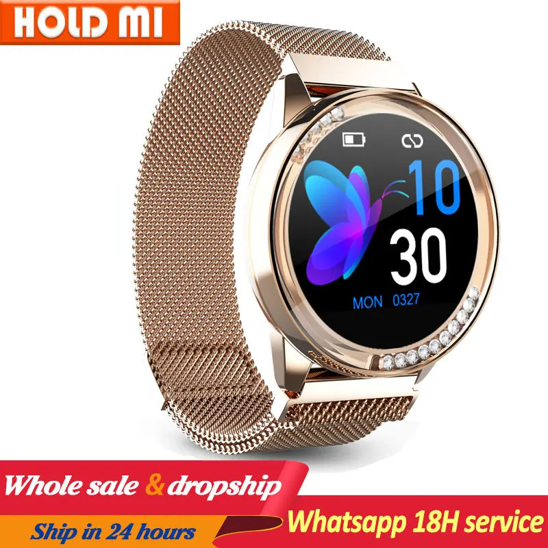 H16 Смарт часы для женщин монитор сердечного ритма кровяного давления 1 04 дюймов