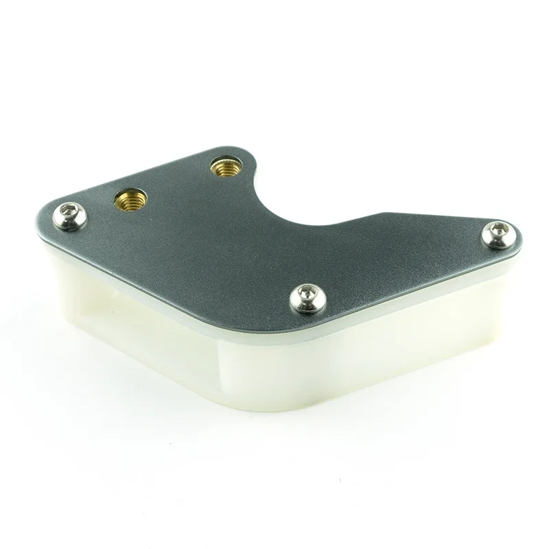 Красочные грязи питбайк алюминиевая цепь Guard Guide Fit ирбис ABM KAYO BAJA KLX ATOMIK TTR CRF50 70 - Цвет: Темно-серый