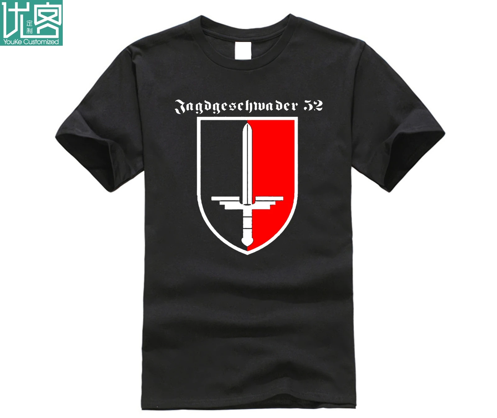 2020 новая хлопковая Футболка JG 52 Jagdgeschwader Luftwaffe Deutschland Erich Hartmann футболка Летняя