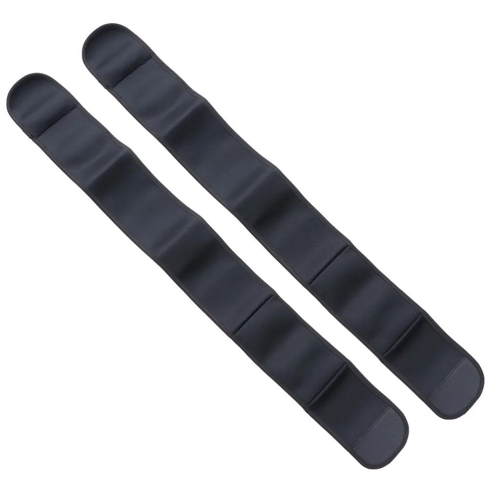 

2Pcs Neoprene Holster Belt Unisex Trimmer Belt Thin Waistband Slimming Belt for Concealed Carrying (Black)