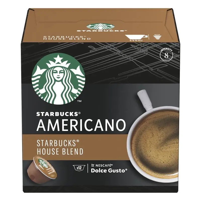 Кофе Nescafe Dolce Gusto STARBUCKS House Blend Americano в капсулах 12 шт |