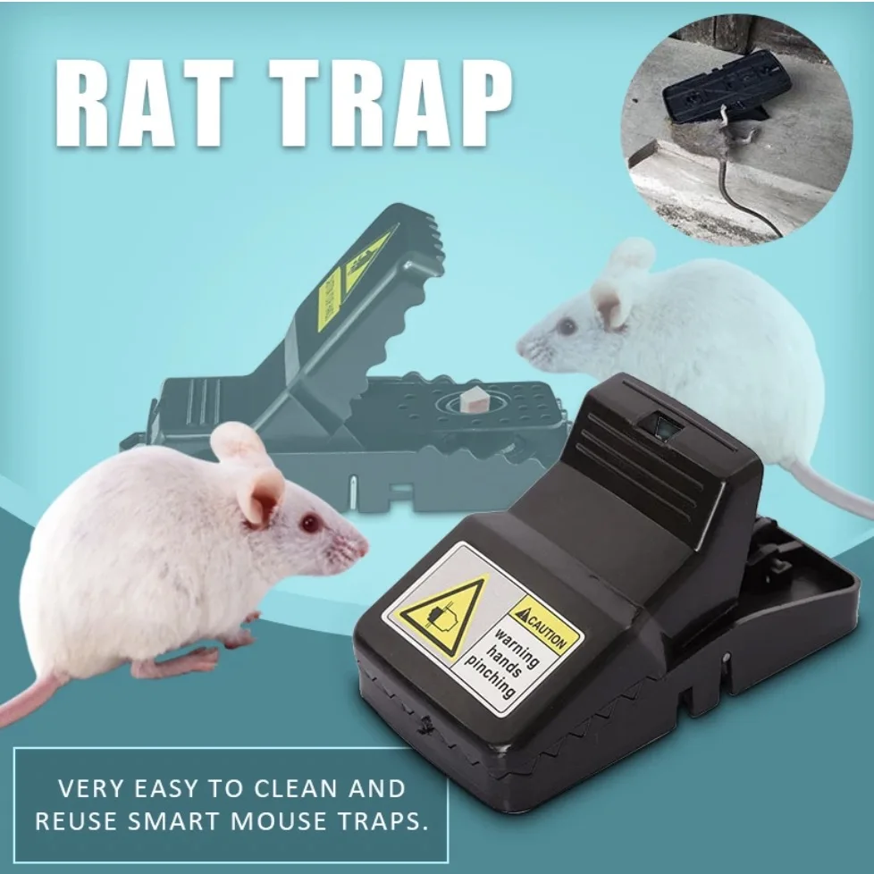 Высокое качество многоразовые для ловли крыс мыши мышеловки приманка защелка