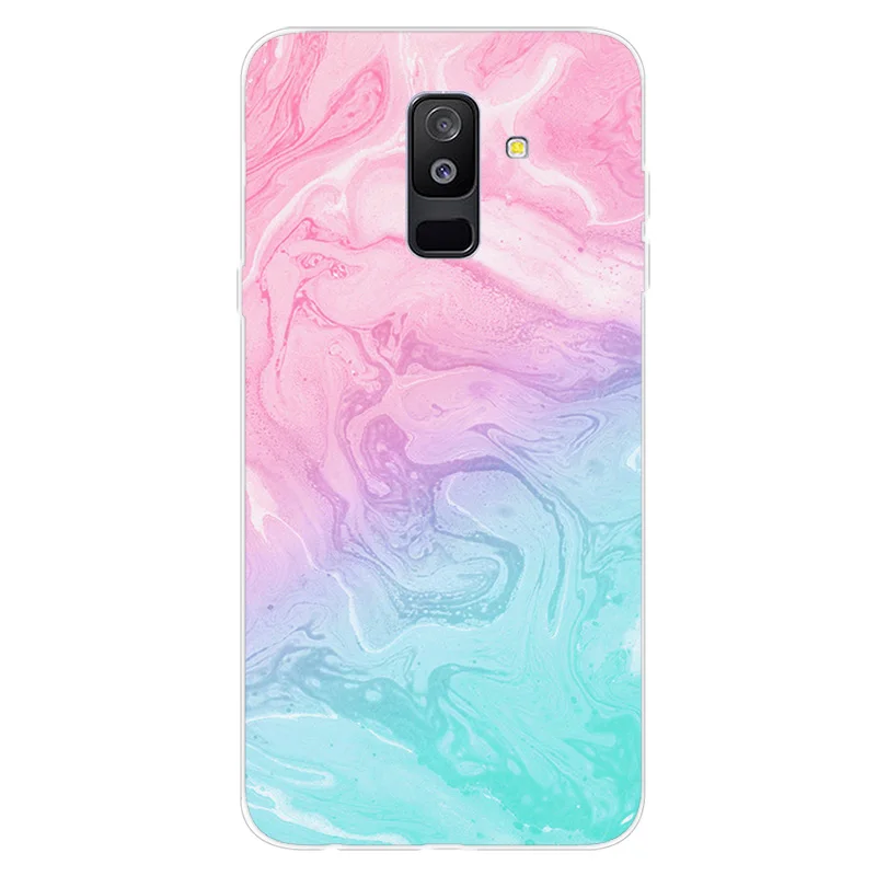 Чехол для Samsung Galaxy A6 A8 2018 силиконовый чехол Plus мягкий из ТПУ A 8 6 телефона - купить