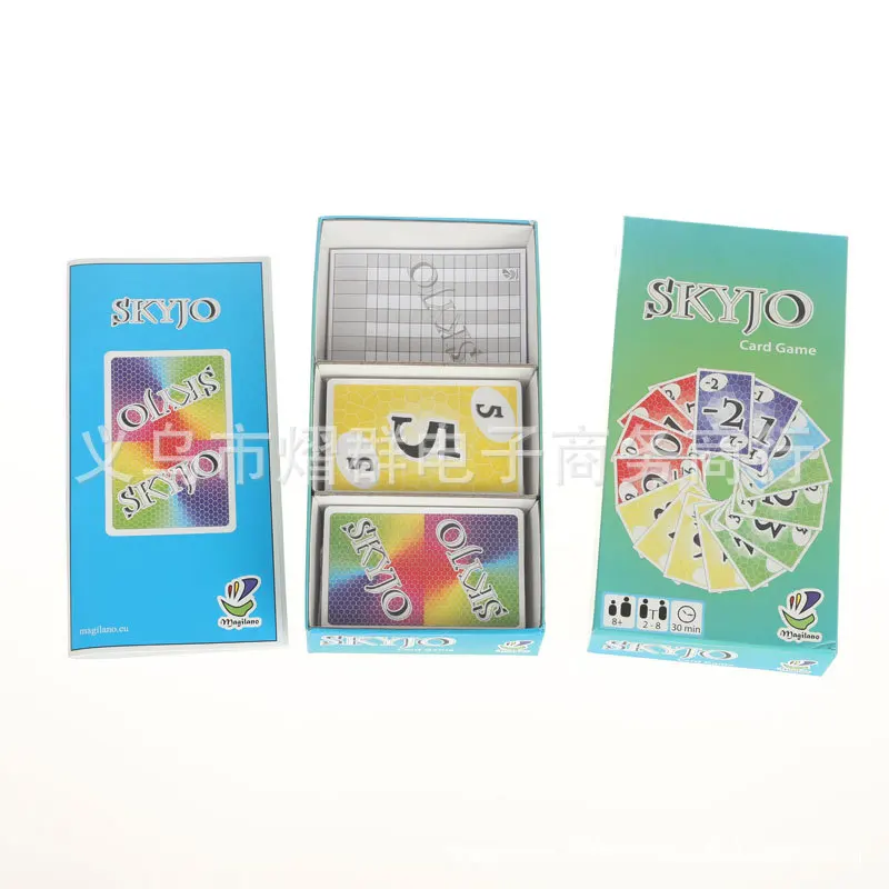 Точка английская версия skyjo карточная игра головоломка настольная