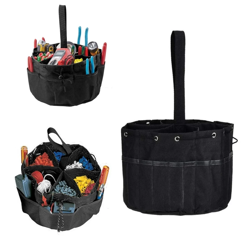 

Large Capacity Gardening Tote Bag 22 Pockets Parachute Shape Garden Tool Storage