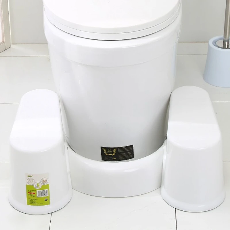 

H7JB Non-Slip Removable Toilet Step Stool Bathroom Aid For Constipation Piles Relief
