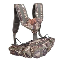 outdoor camouflage badlands flannelette hunting pack daypack fanny waist bag with double shoulder