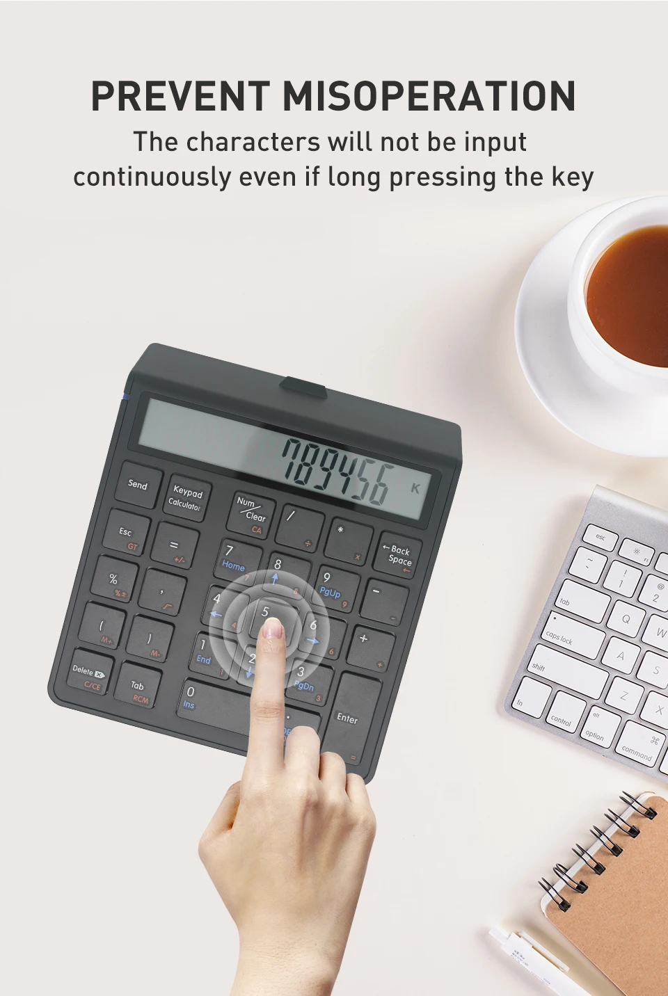 Numérico teclado numérico teclado bluetooth 2 em