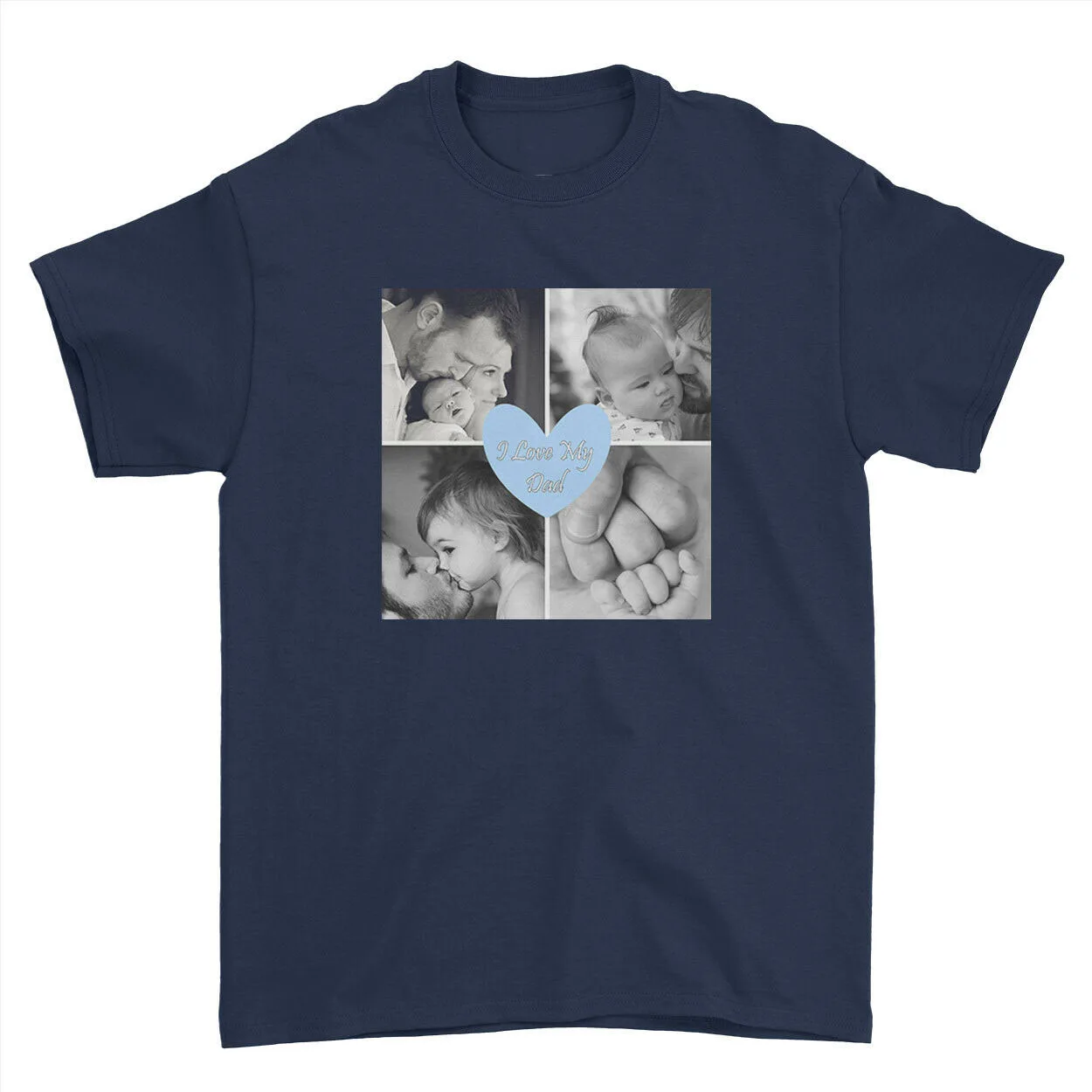 Индивидуальное изображение подарок на день рождения отцов футболка с надписью I