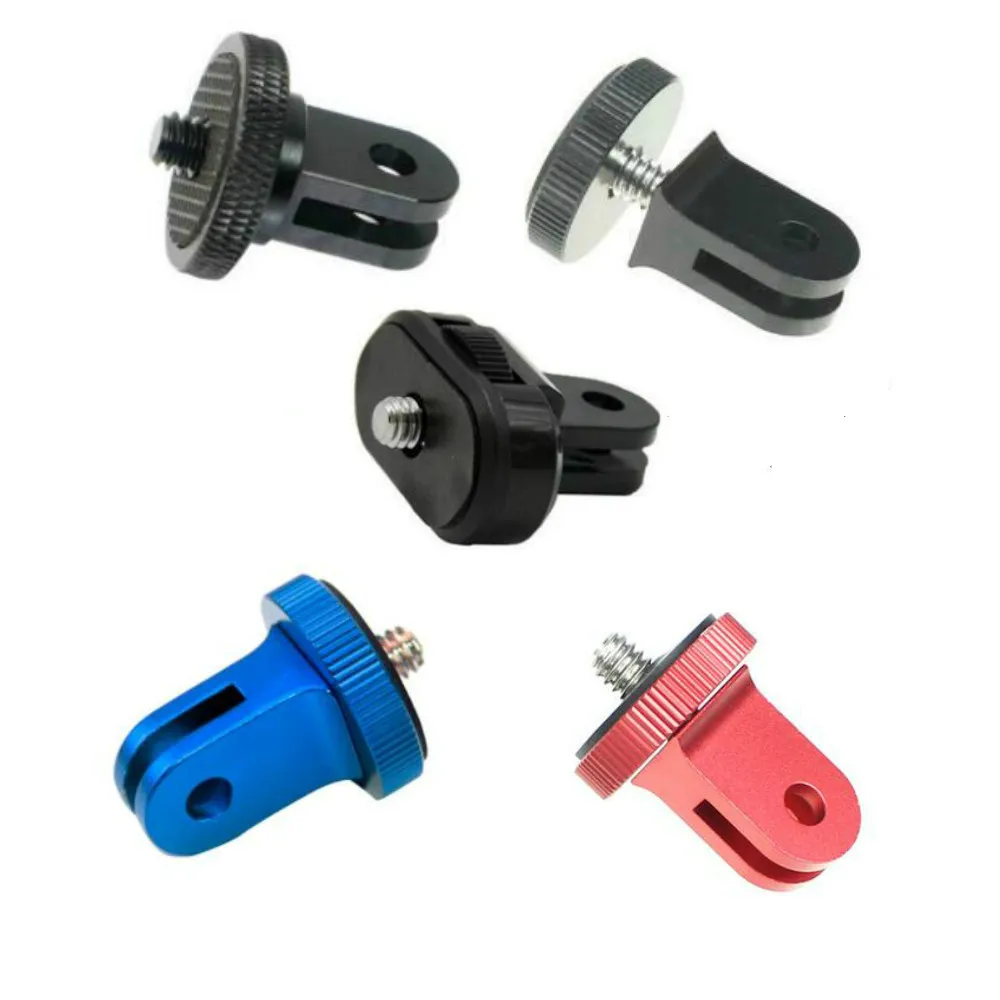 

Aluminum Alloy 1/4 inch Mini Tripod Adapter Mount for GoPro Hero 9 8 7 6 5 4 Black Sjcam M10 Xiaomi Yi 4K Eken Go Pro Accessory