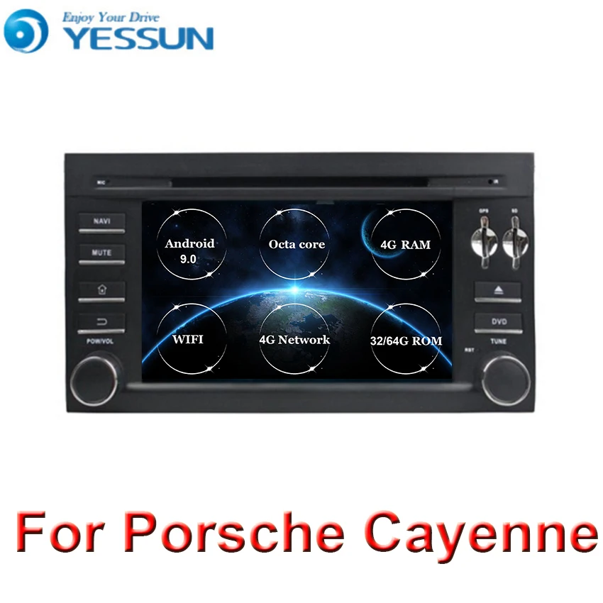 Для Porsche Cayenne S GTS 2003-2010 автомобильный Android 9 0 мультимедийный dvd-плеер Радио gps