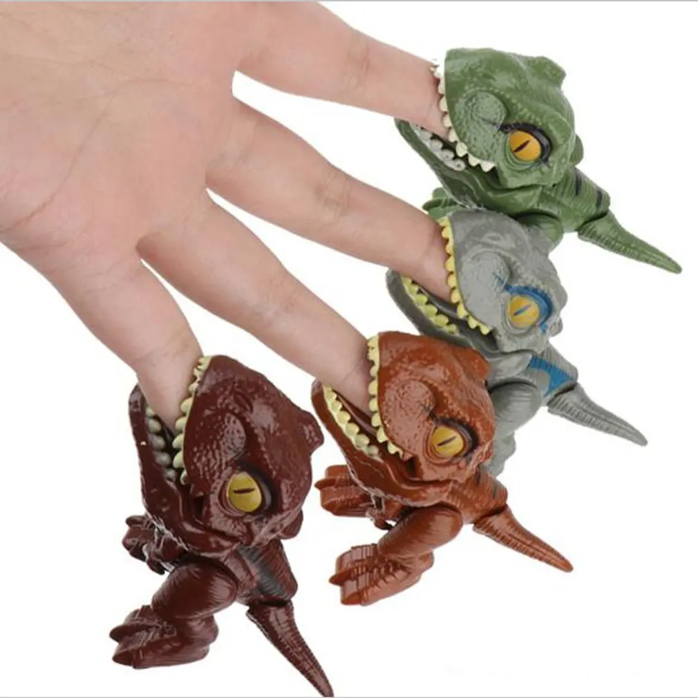

Finger Dinosaur Anime Action Figures Toys Funny Dino Eggs Creative Tricky Tyrannosaurus Model Fidget Toy For Children Boys Gifts