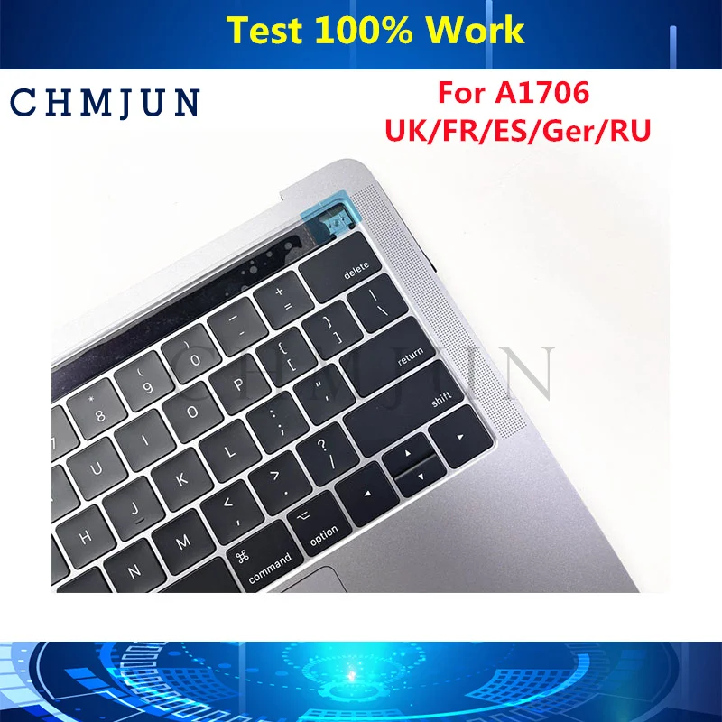 Оригинальные чехлы A1706 с подставкой для рук 13 дюймов Macbook Pro Retina UK RU Ger FR ES AR Azerty Keyboard
