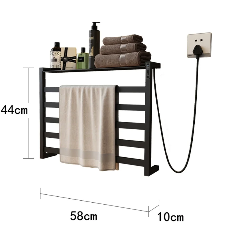 

Bathroom fittings Electric heated towel rack, No Drilling.Stainless steel Sterilizing Smart towel dryer,towel warmer.