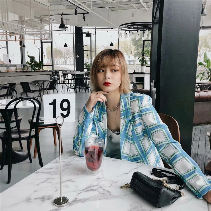 

TMODA747 Double Breasted Women 2 Piece Set Elegant Blue Notched Blazer Jacket Pant Suits 2021 Spring Office Wear Women Suits