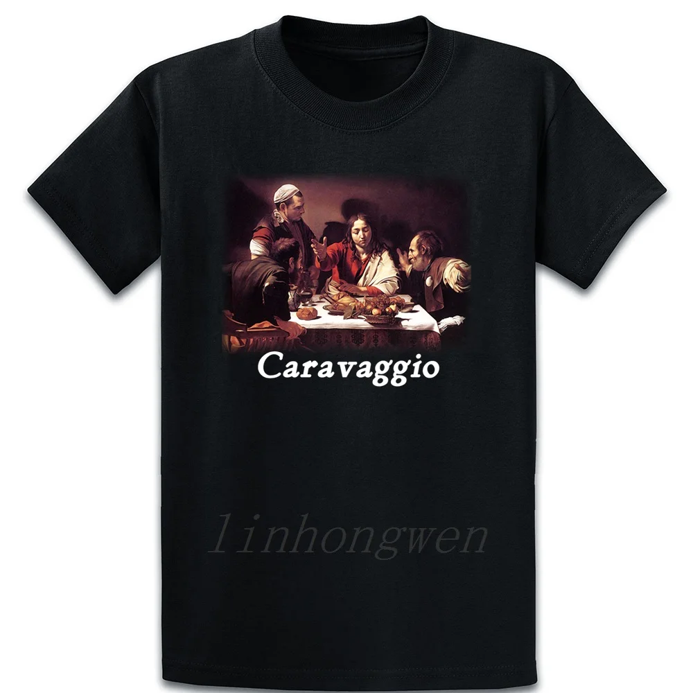 Caravaggio Supper At Emmaus Blk футболка хлопок дизайн комический весна осень буквы