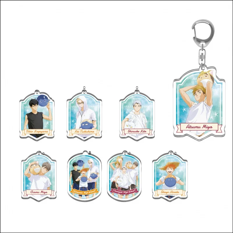

Аниме Haikyuu! Hinata Shoyo Tobio Kageyama Sugawara Koushi Сумки подвеска брелок для ключей украшение для косплея
