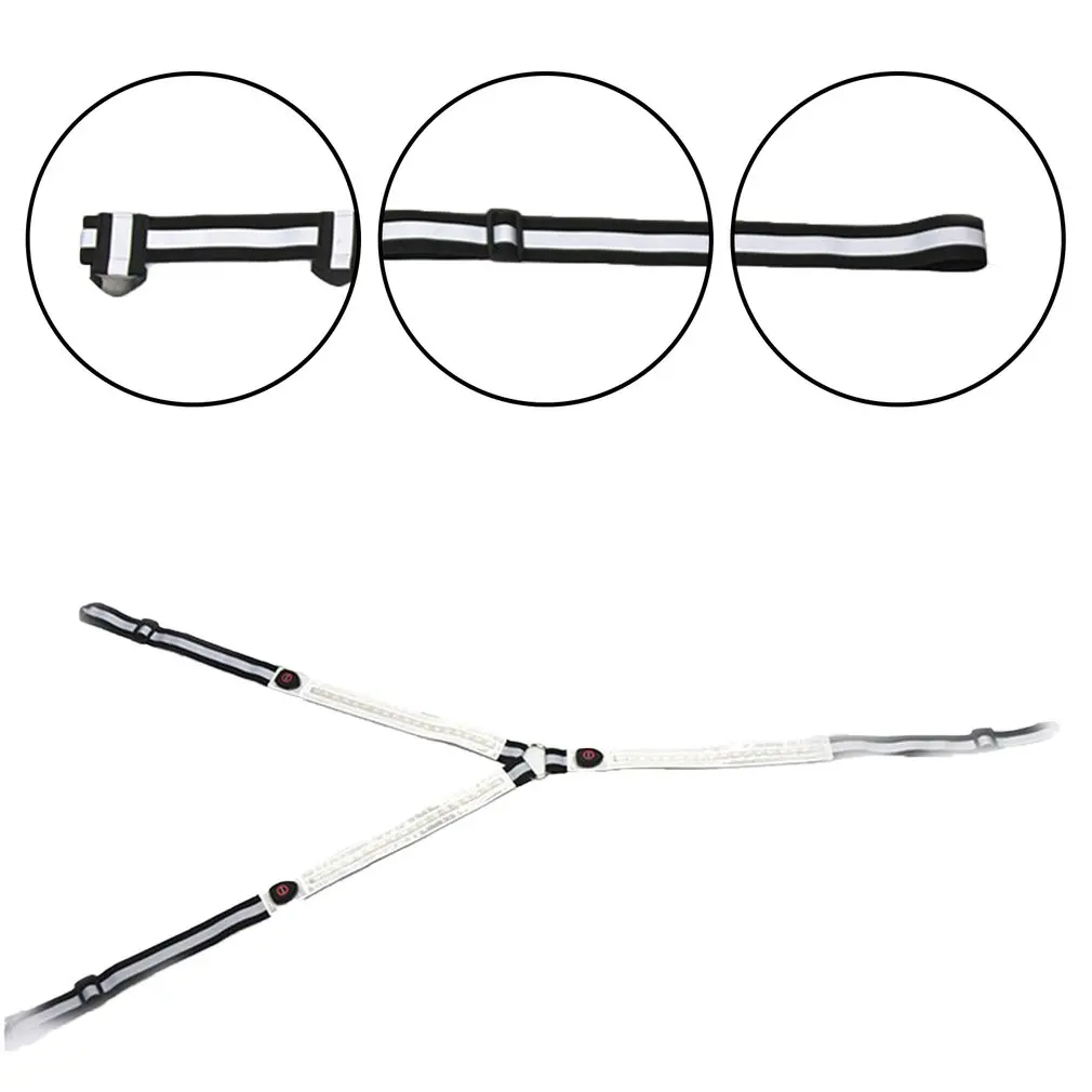 

LED Horse Breastplate Collar Light High Visibility Tack For Horseback Riding Adjustable Safety Gear For Night Horse Riding