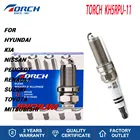 1 шт., автомобильная свеча зажигания, платиновая Свеча зажигания для HYUNDAI KIA NISSAN PEUGEOT