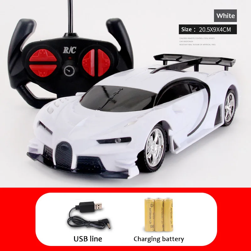 1:18 RC автомобиль пульт дистанционного управления игрушки светодиодный