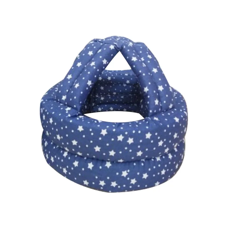Blue little stars Детский защитный шлем для малышей, детская шапка, шлемы учатся ходить, детские защитные шлемы, мягкие удобные шлемы - Цвет: Blue little stars
