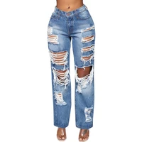pants female womens jeans large size boyfriend jean women jeans y2k pants high waist mom ripped jeans stright trousers 6236