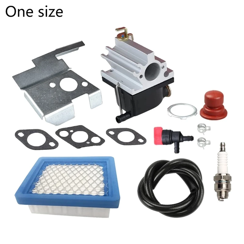 

640020 Carburetor + Air Filter Tune Up Kit for Tecumseh Engine Lawn Mower