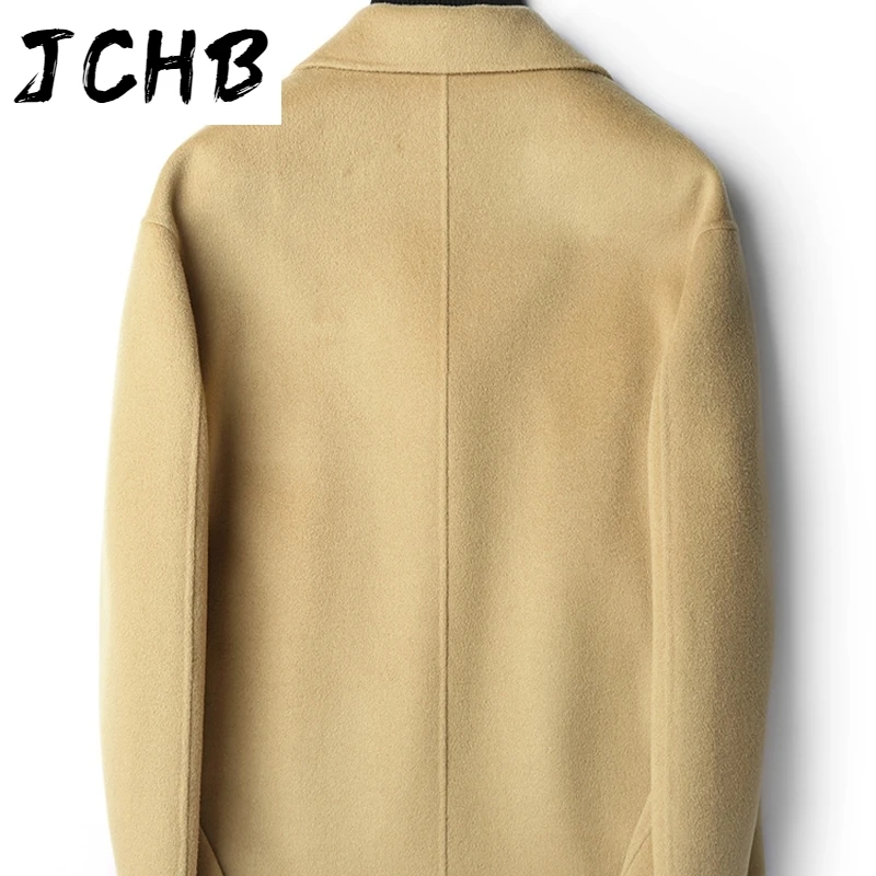 

Autumn JCHB Winter 100%Wool Coat Men Fashion Cashmere Coat Male Short Jacket Overcoat Roupas Abrigo Hombre D-04-19511 ZL391