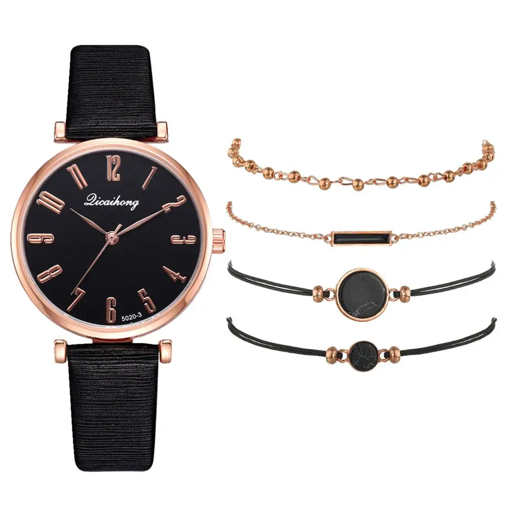 

Minimalistischen Leder Uhren Fur Frauen Einfache Schwarz Casual Kleid Quarz Uhr Damen Armbanduhr 2021 Geschenk Reloj Mujer