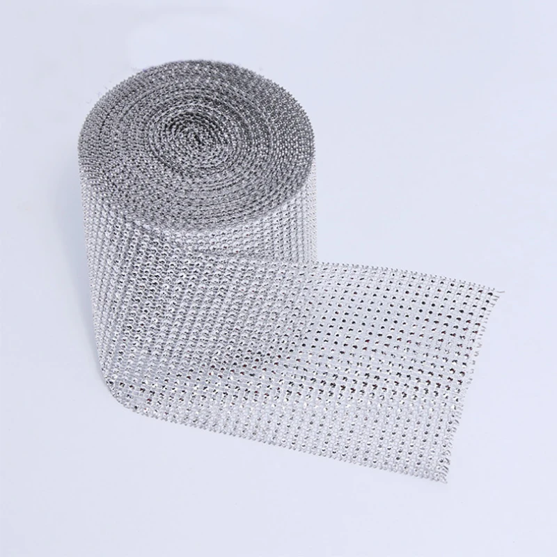 Серебряная сетка ручной работы DIY аксессуары обертка ленты многофункциональные