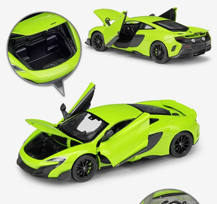 WELLY 1:24 Масштаб литье под давлением автомобиль mlaren 675LT модель симулятора автомобиля металлический спортивный автомобиль сплав игрушка автомобиль для детей Коллекция подарков
