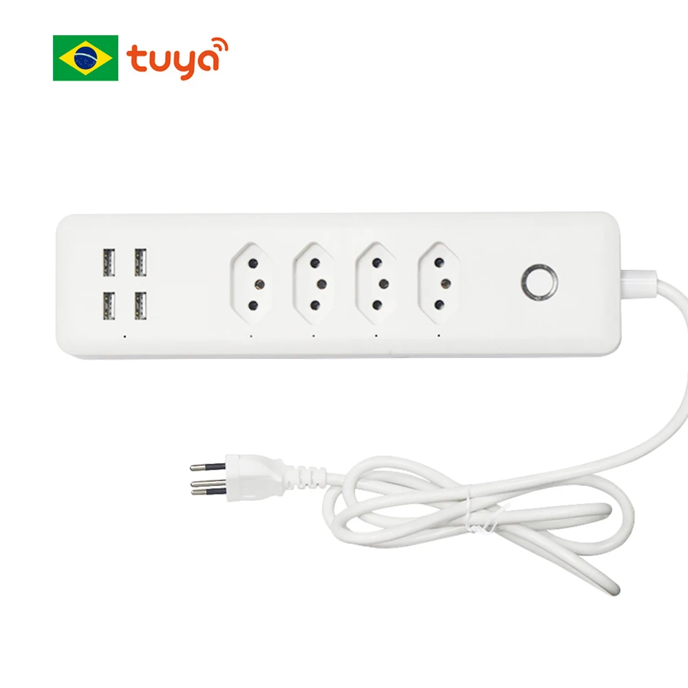 

Сетевой фильтр с 4 розетками и 4usb-портами, Wi-Fi