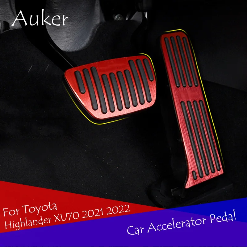 

Тормоз акселератора, подставка для ног, пластина сцепления, дроссельная заслонка, автомобильный Стайлинг для Toyota Highlander XU70 2021 2022 2023