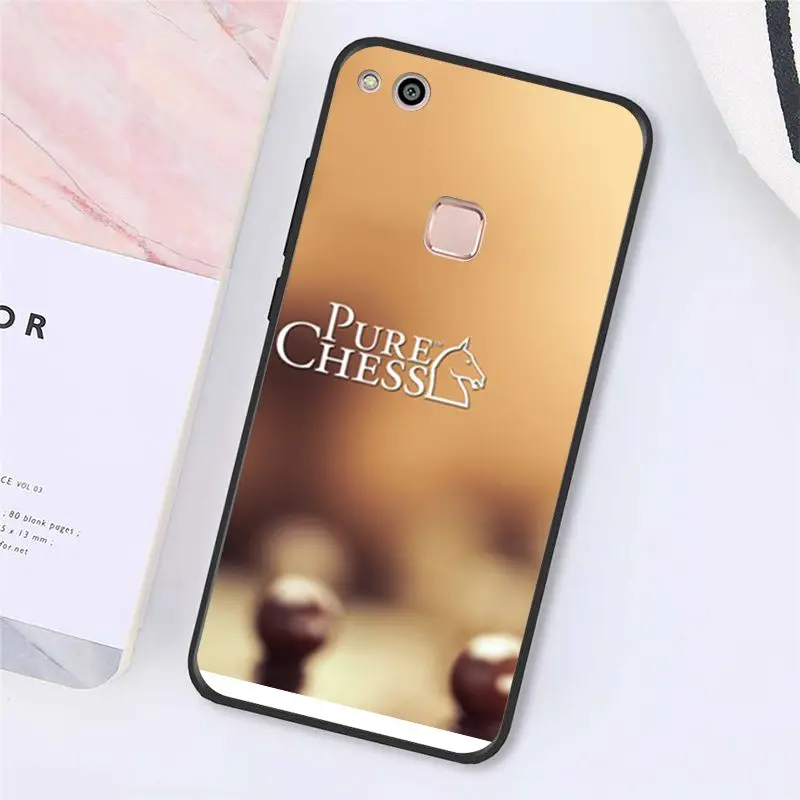 Babaite Черный и белый цвета шахматы чехол для телефона для huawei Y5 II Y6 II Y5 Y6 Y7Prime Y9