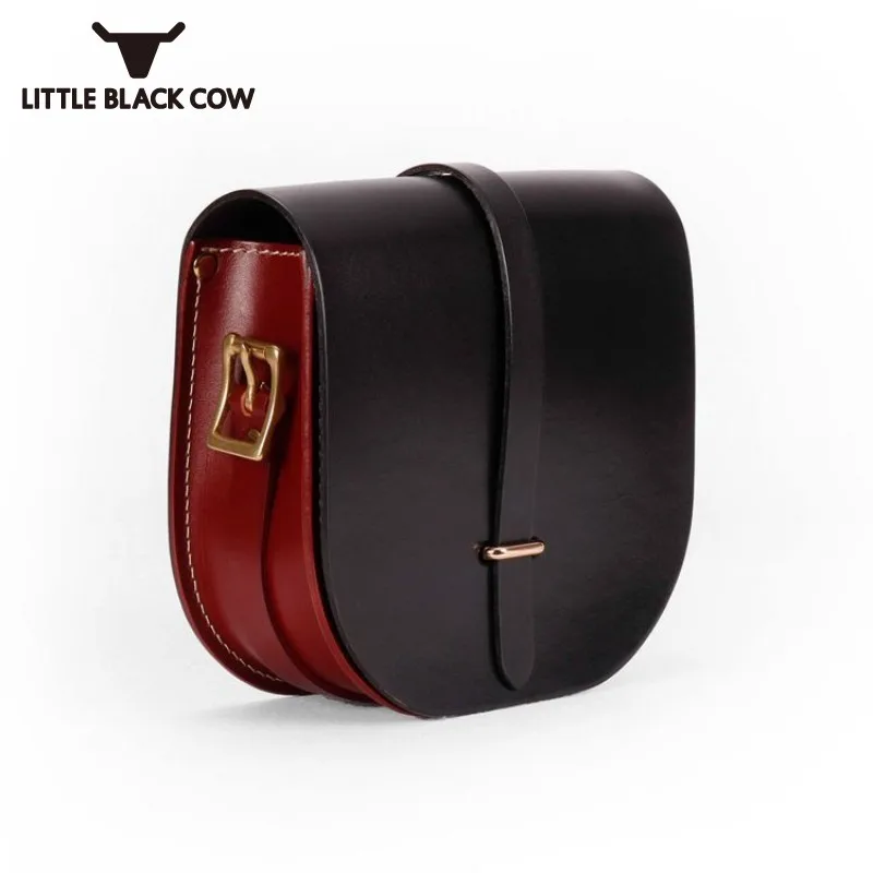 

Модные офисные женские маленькие сумки-седло, винтажная сумка через плечо из натуральной кожи, женские уличные винно-красные конверты