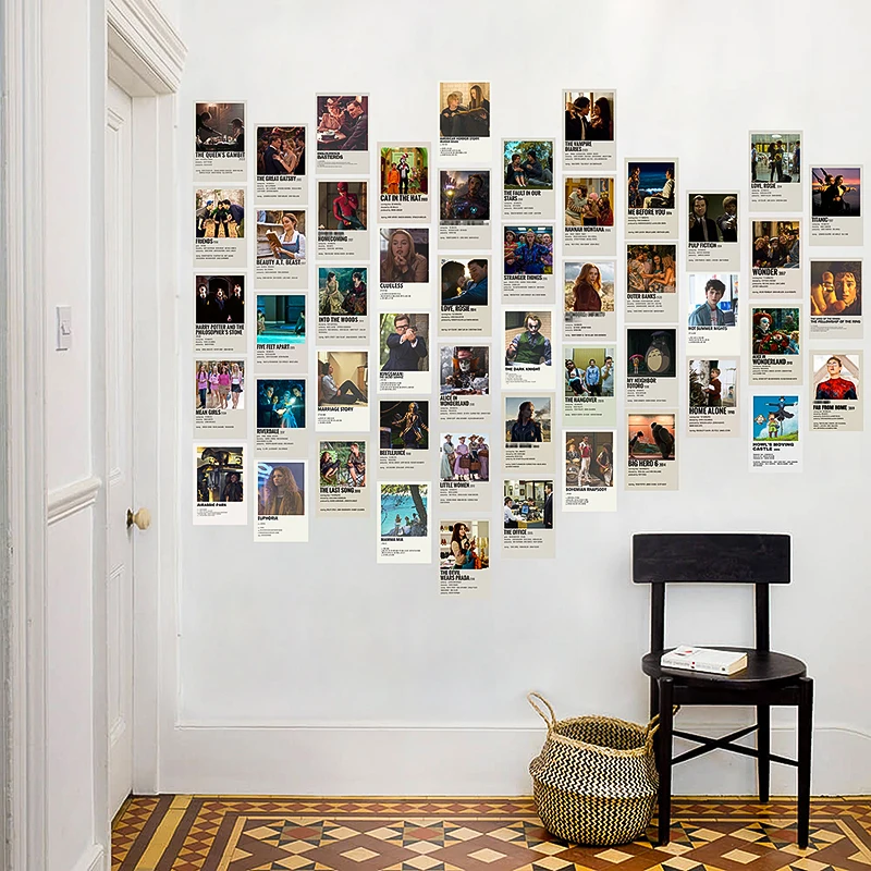 Минималистичный постер фильма эстетический комплект для настенного коллажа