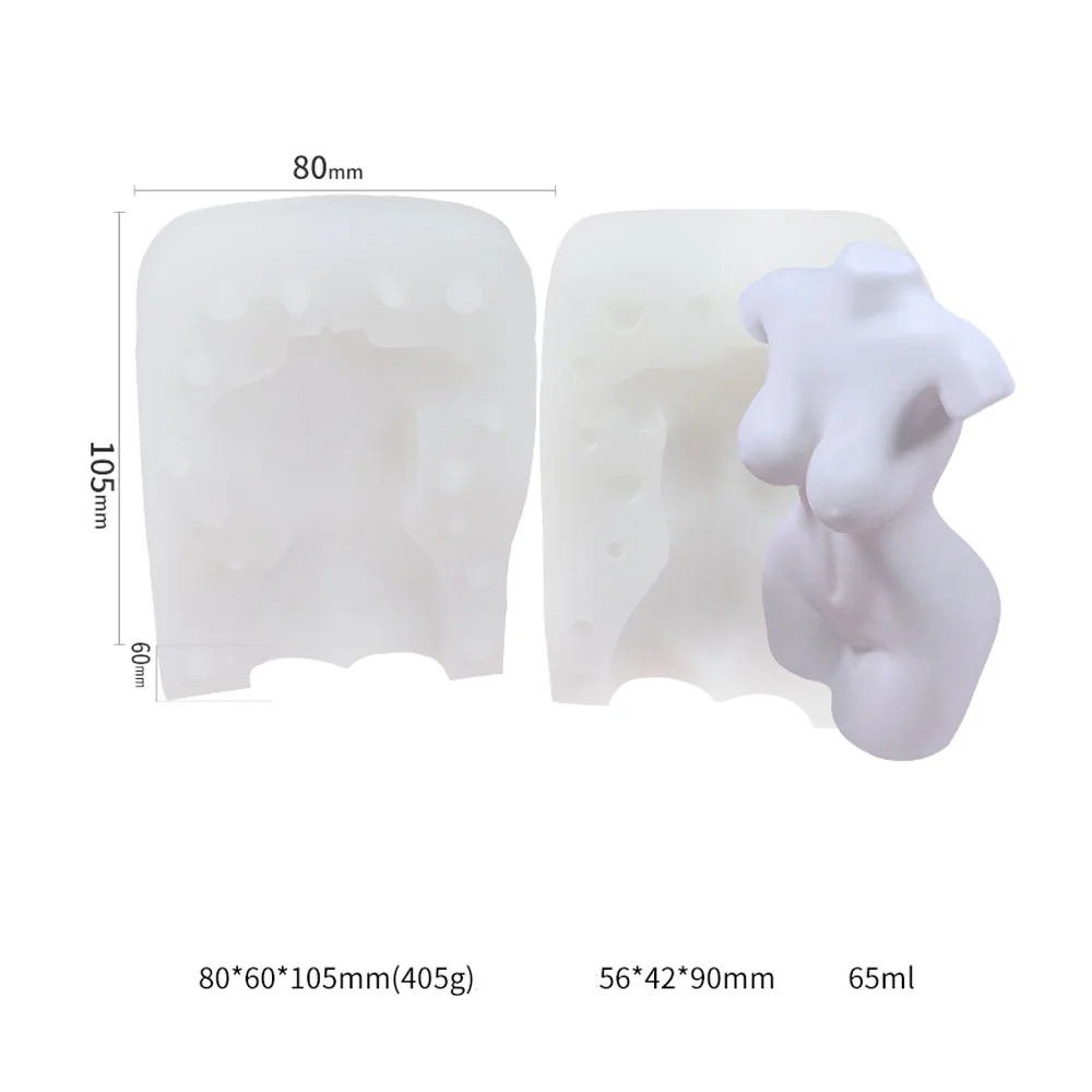 

3D Torso Mold Female Body Silicone Mold Handmade Candle Mold Sexy Torso Mold Silione Mould 10349352