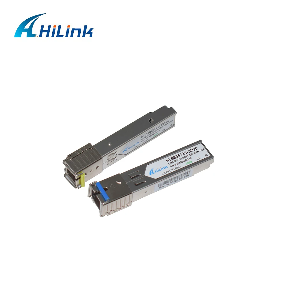 Hilink 1 25G WDM/BIDI SFP 20 км 1G sfp модуль SMF DDM LC/SC|module sfp|sfp modulewdm |