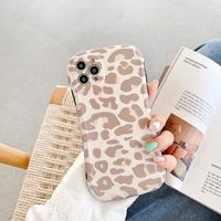ins leopard phone case for iphone se 2020 11 pro x xs max xr 7 8 plus fine hole mobile phone case new product recommendation